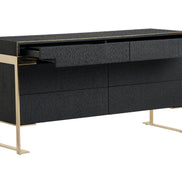 Rothsay - Modern Wenge + Gold Dresser - image 5
