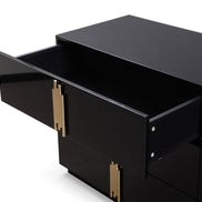 Token - Modern Black + Gold Wide Dresser - image 2