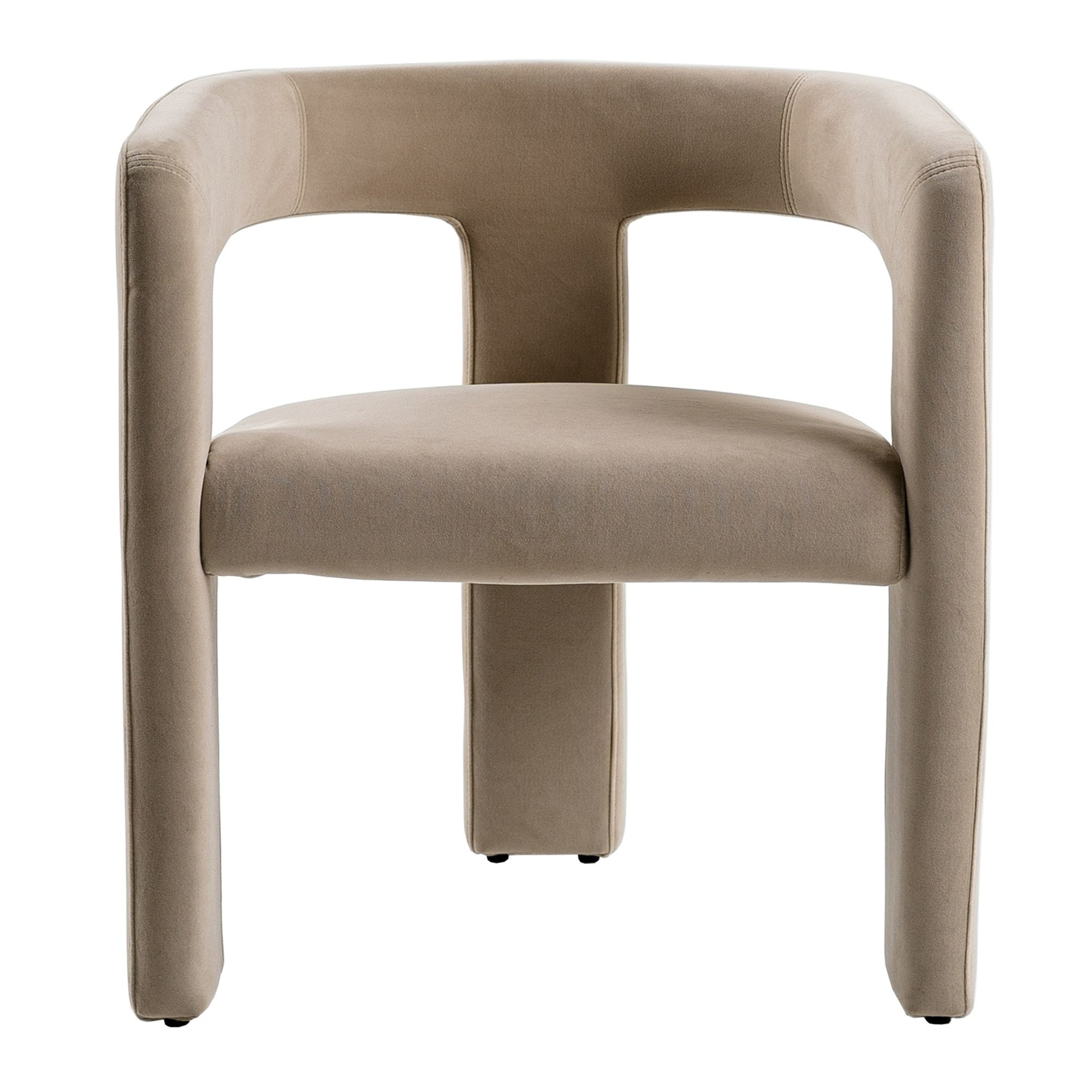 Cherish - Modern Beige Fabric Dining Chair