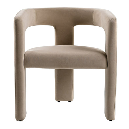 Cherish - Modern Beige Fabric Dining Chair