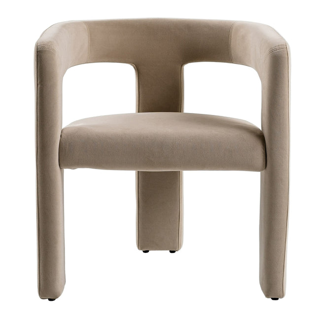 Cherish - Modern Beige Fabric Dining Chair