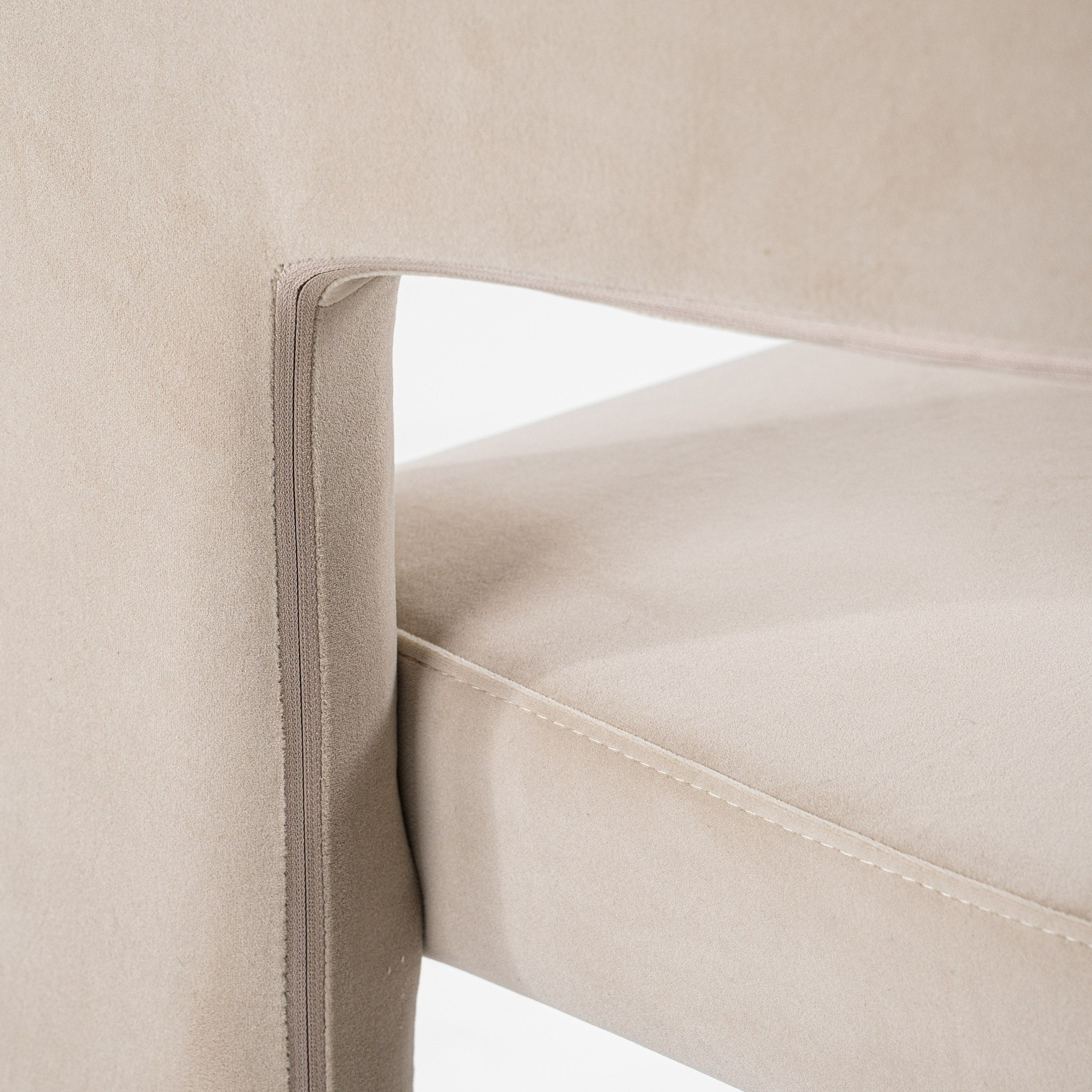 Cherish - Modern Beige Fabric Dining Chair - image 4