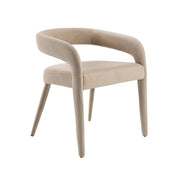 Mundra - Modern Beige Fabric Dining Chair