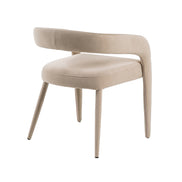 Mundra - Modern Beige Fabric Dining Chair - image 3