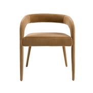 Mundra - Modern Tan Fabric Dining Chair