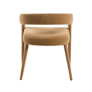 Mundra - Modern Tan Fabric Dining Chair - image 4