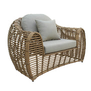 Sandra Outdoor Wicker Conversation Set