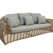Sandra Outdoor Wicker Conversation Set