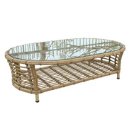 Sandra Outdoor Wicker Conversation Set