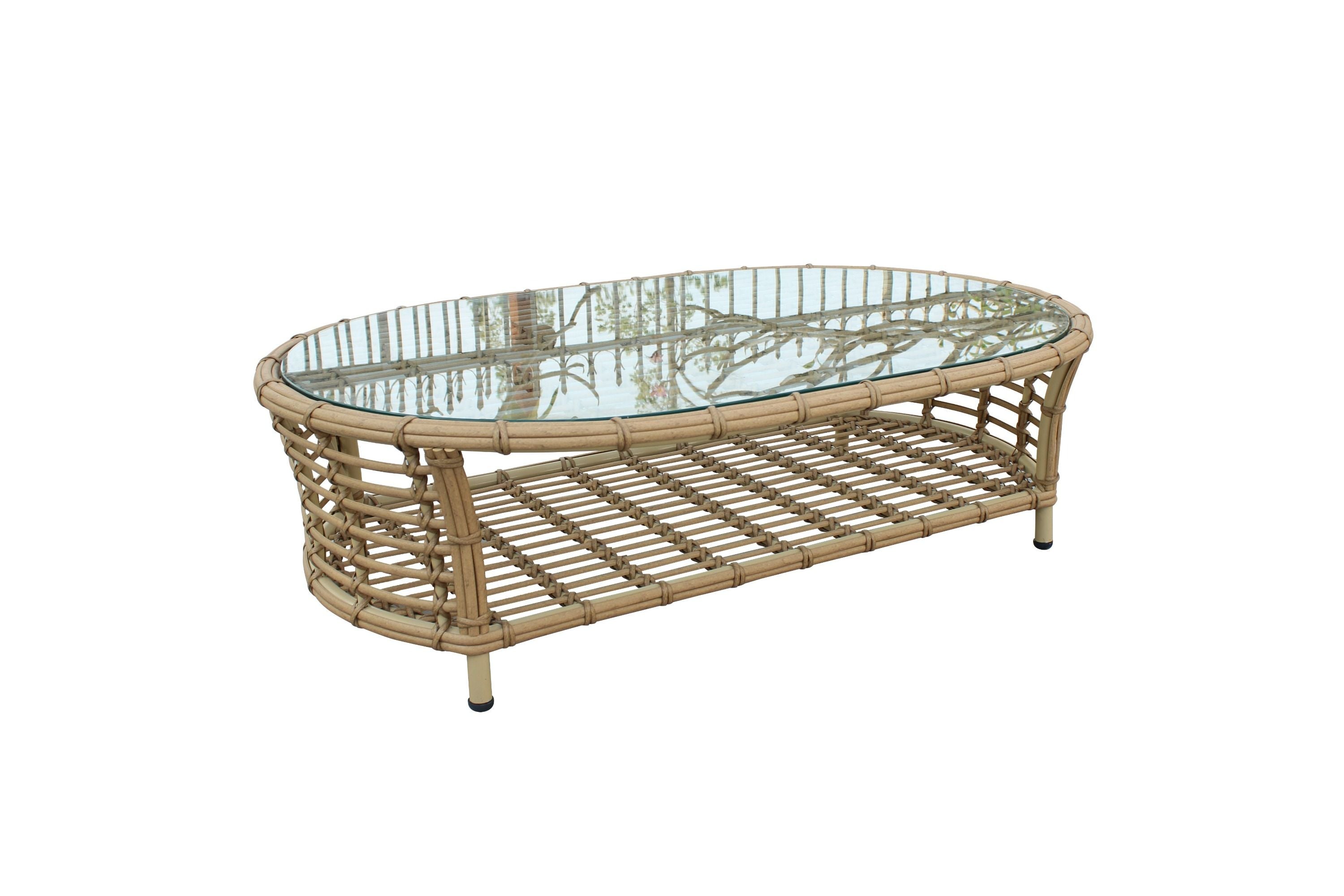Sandra Outdoor Wicker Conversation Set