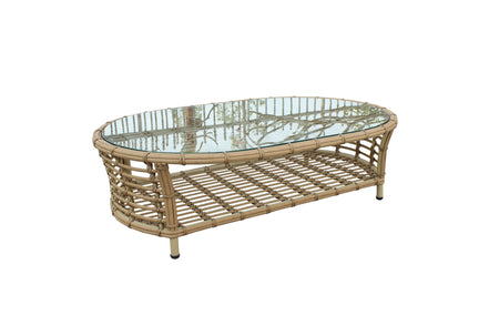 Sandra Outdoor Wicker Conversation Set