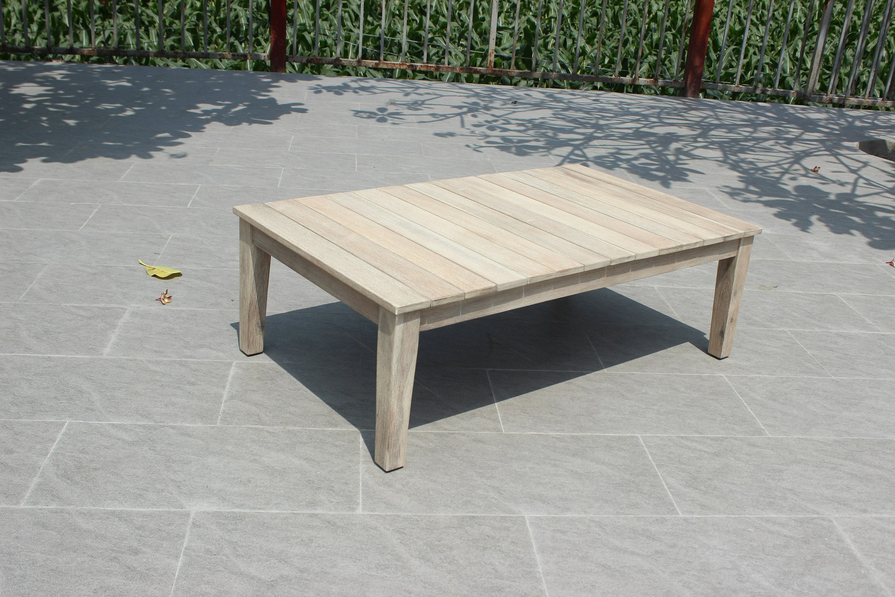 Calm - Outdoor Grey + Acacia Sofa Set - image 4
