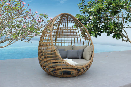 Cocoon Outdoor Wicker Lounge Bed