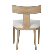 Fabien - Mid-Century Modern Beige Linen + Wood Dining Chair (Set of 2) - image 4