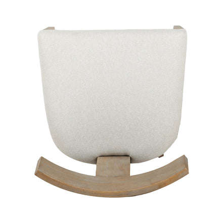 Fabien - Mid-Century Modern Beige Linen + Wood Dining Chair (Set of 2) - image 5