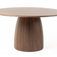 Sheridan - Mid-Century Modern Walnut Round Dining Table - image 2