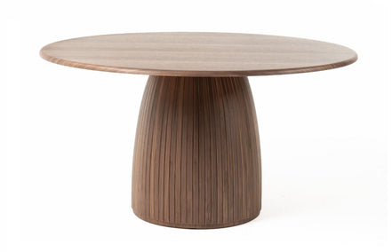 Sheridan - Mid-Century Modern Walnut Round Dining Table - image 2