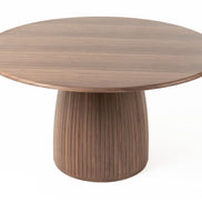 Sheridan - Mid-Century Modern Walnut Round Dining Table - image 3