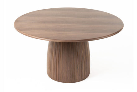 Sheridan - Mid-Century Modern Walnut Round Dining Table - image 3