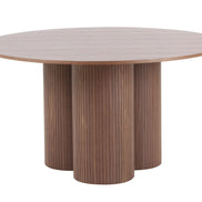Depew - Mid-Century Modern Walnut Round Dining Table - image 4