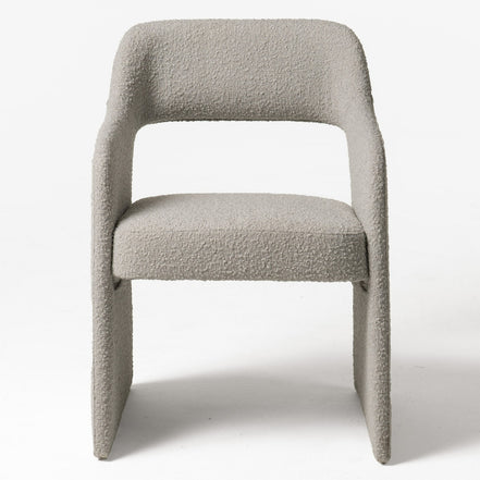 Bishop - Modern Grey Fabric Dining Chair - image 5