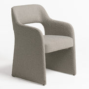 Bishop - Modern Grey Fabric Dining Chair - image 4