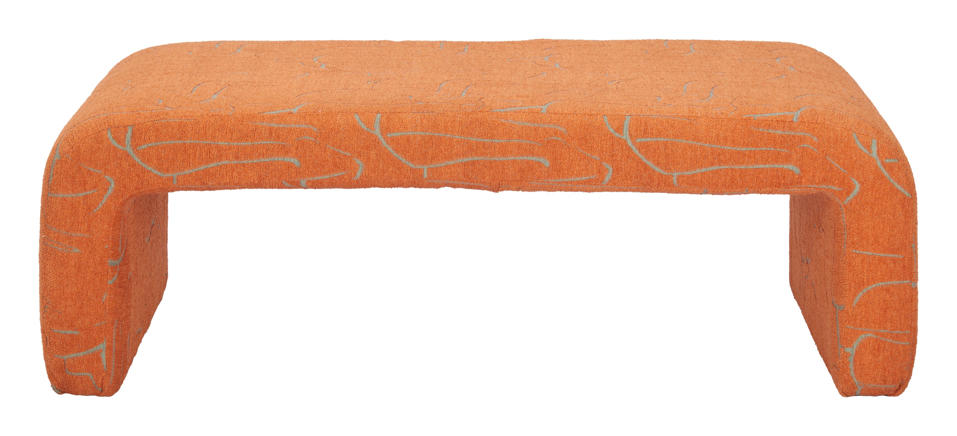 Nendo Bench Abstract Orange