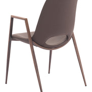 Desi Dining Chair (Set of 2) Brown & Walnut