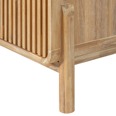 Mikala - Modern Natural Oak Nightstand - image 3
