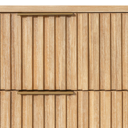 Mikala - Modern Natural Oak Nightstand - image 4