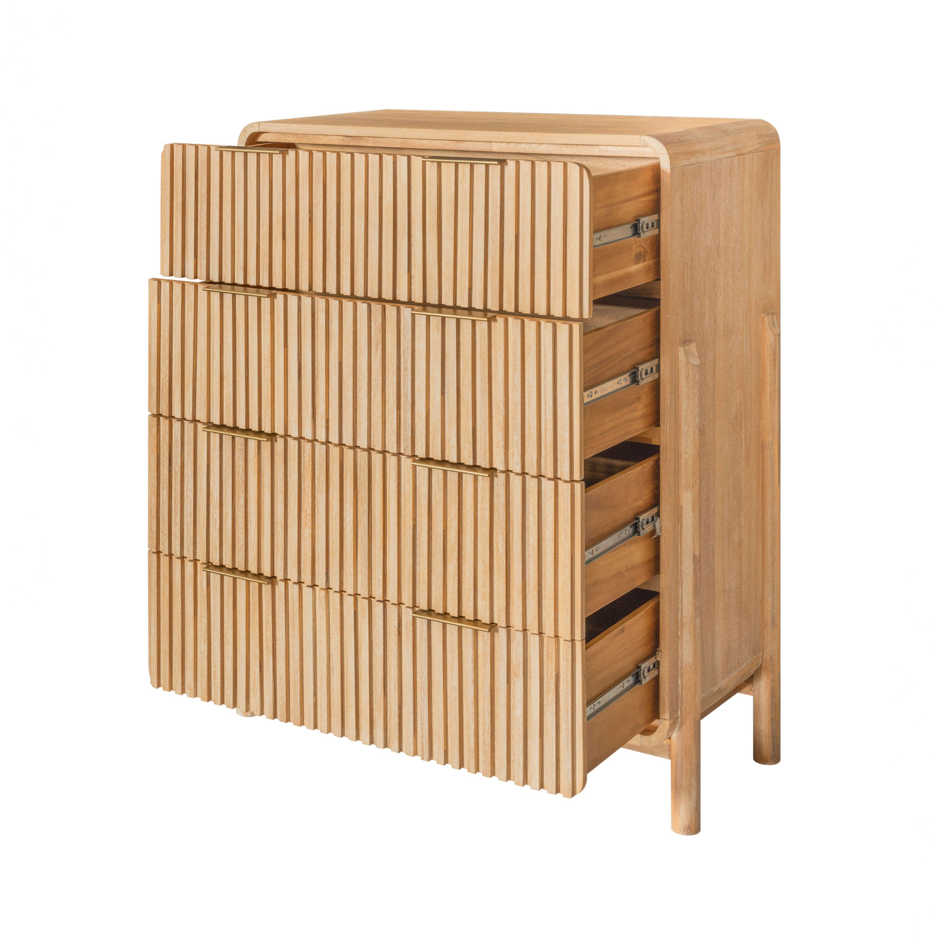 Mikala - Modern Natural Oak Chest - image 2