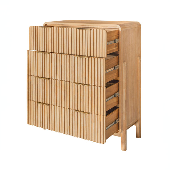 Mikala - Modern Natural Oak Chest - image 2