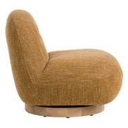 Renee - Modern Mustard Fabric Swivel Accent Chair - image 5