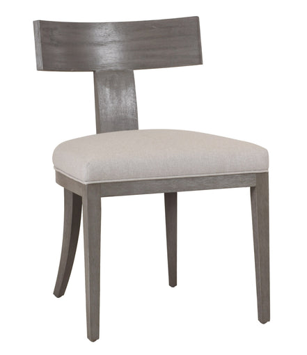 Fabien - Mid-Century Modern Beige Linen + Grey Wash Dining Chair (Set of 2) - image 5