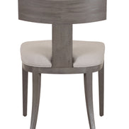 Fabien - Mid-Century Modern Beige Linen + Grey Wash Dining Chair (Set of 2) - image 3