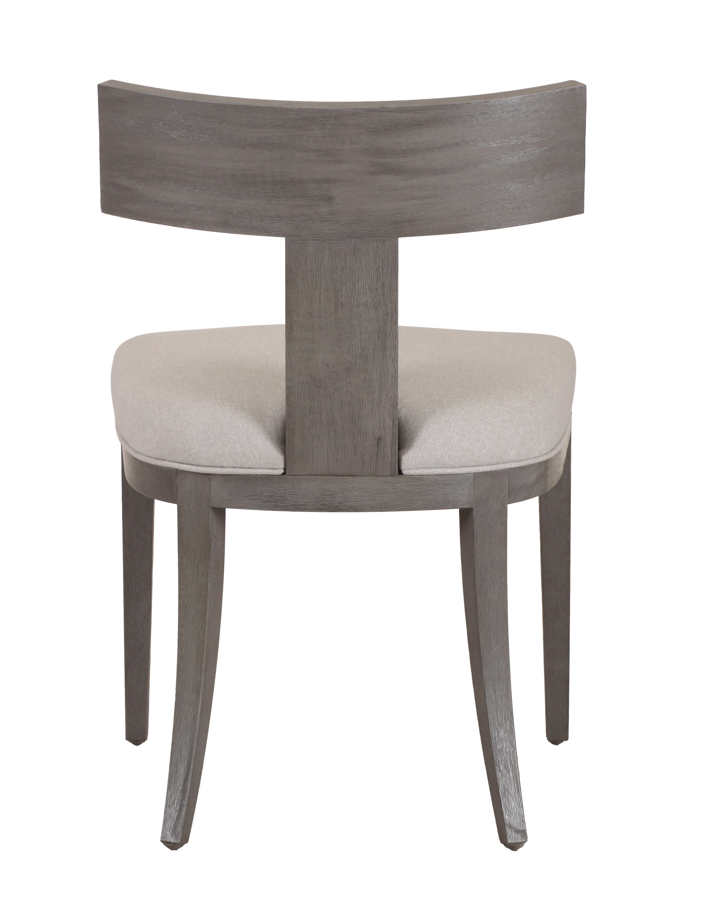 Fabien - Mid-Century Modern Beige Linen + Grey Wash Dining Chair (Set of 2) - image 3