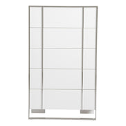 Cartier - Modern White + Stainless Steel Chest - image 4