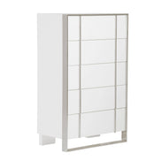 Cartier - Modern White + Stainless Steel Chest - image 5