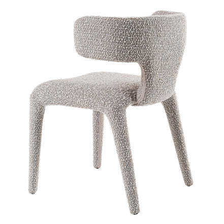 Saehee - Modern Light Grey Fabric Dining Chair - image 5