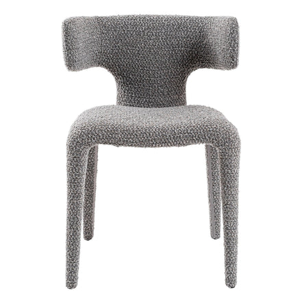 Saehee - Modern Grey Fabric Dining Chair - image 2
