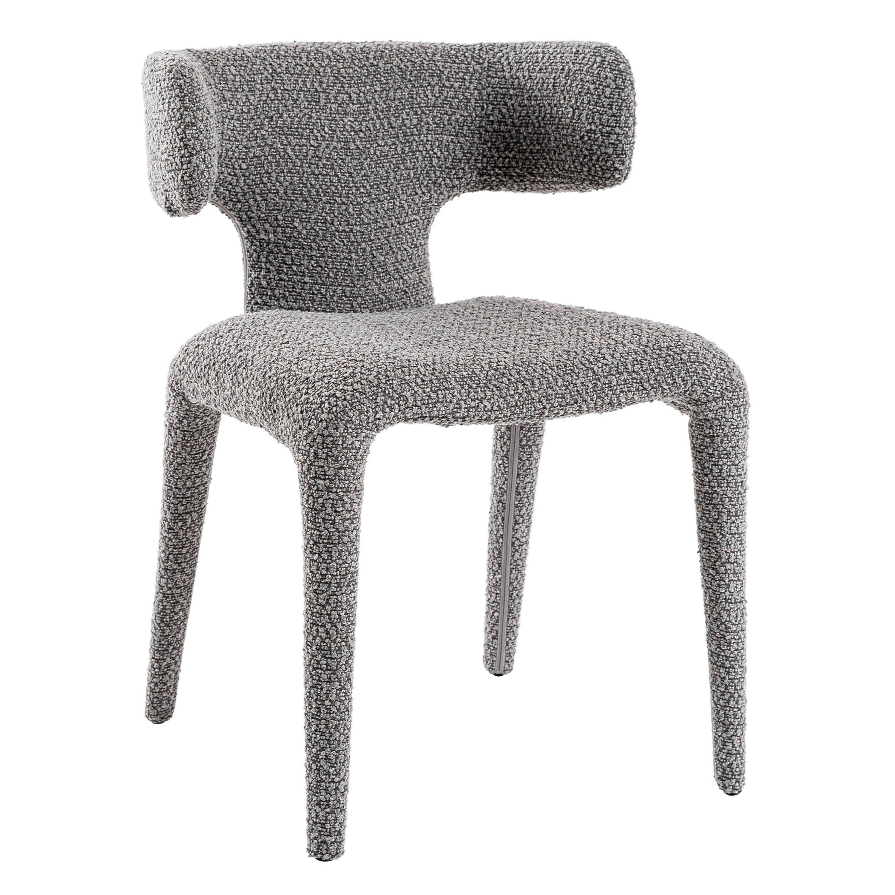 Saehee - Modern Grey Fabric Dining Chair