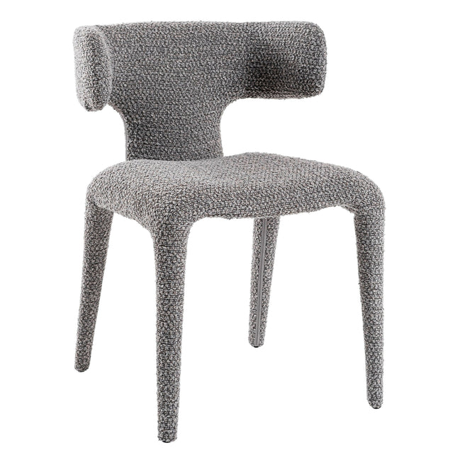 Saehee - Modern Grey Fabric Dining Chair