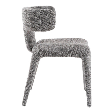Saehee - Modern Grey Fabric Dining Chair - image 3