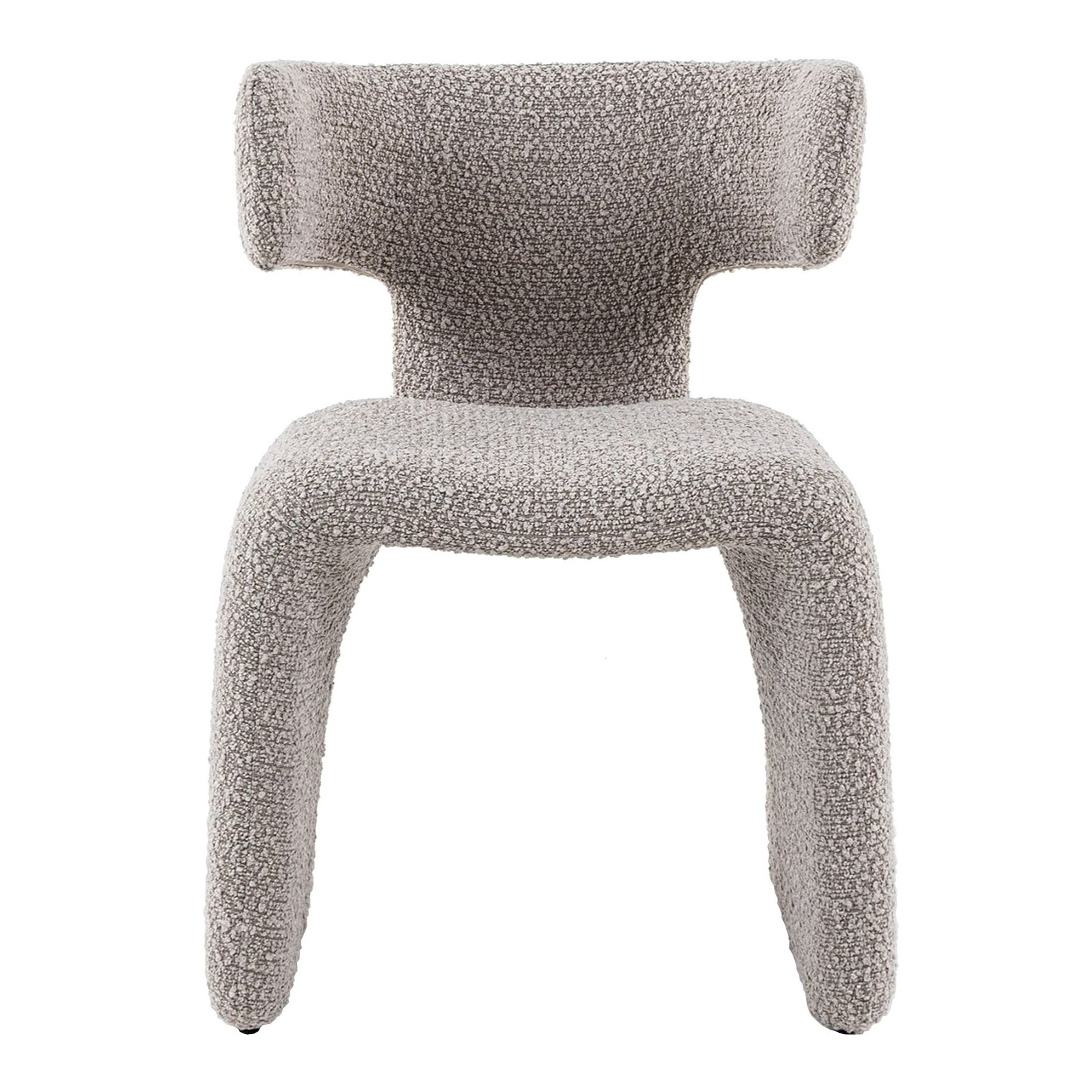 Bergman - Modern Off-White Fabric Dining Chair - image 2