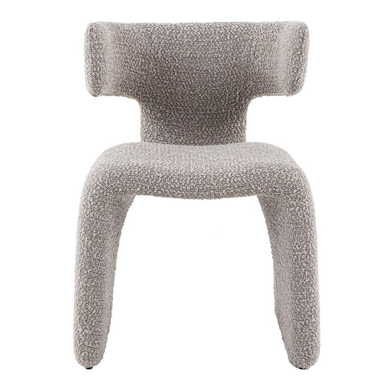 Bergman - Modern Off-White Fabric Dining Chair - image 2