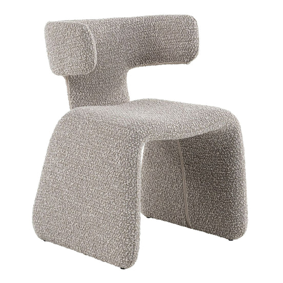 Bergman - Modern Off-White Fabric Dining Chair