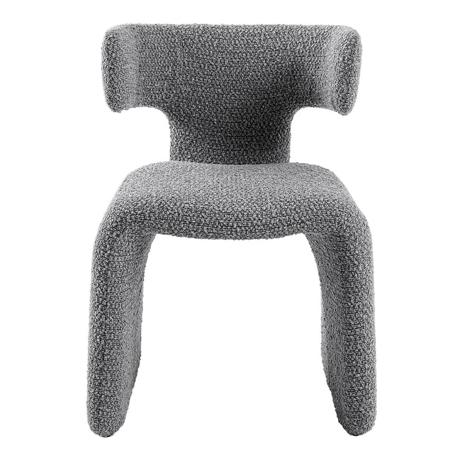 Bergman - Modern Light Grey Fabric Dining Chair