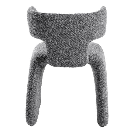 Bergman - Modern Light Grey Fabric Dining Chair - image 3