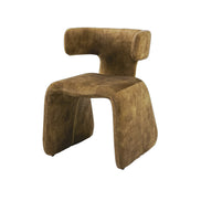 Bergman - Modern Camel Velvet Dining Chair