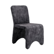 Ditka - Modern Grey Velvet Dining Chair (Set of 2) - image 2